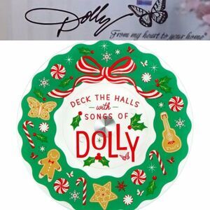Dolly Parton Deck The‎ Halls With Songs Of Dolly Decorative Lazy Susan